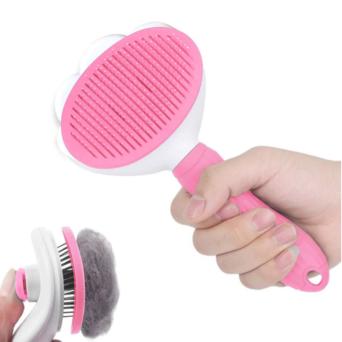 SMARTER Tüy Toplayıcı Tarak&Fırça Pembe