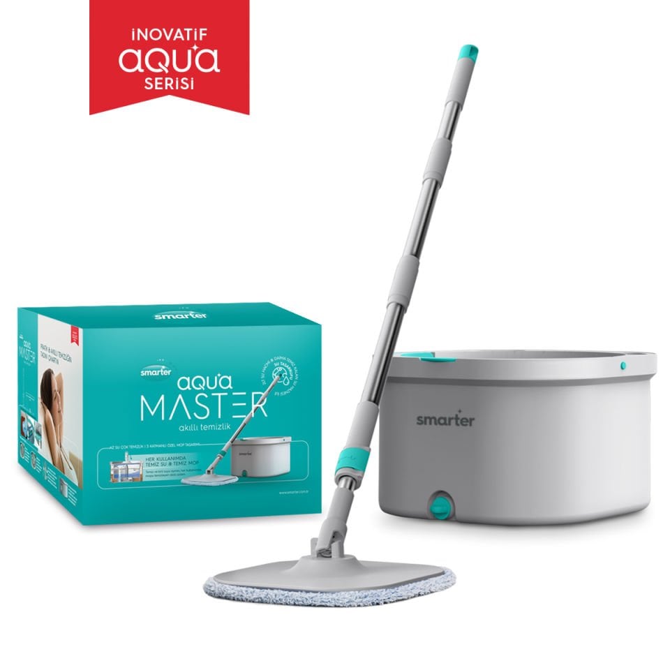 SMARTER Aqua Master Temiz & Kirli Suyu Ayırma Özelliği Otomatik Temizlik Seti